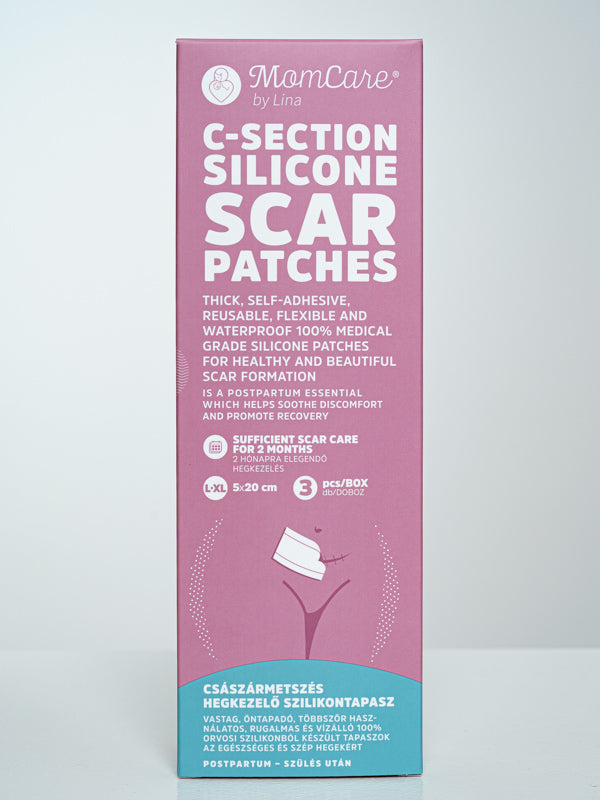 MomCare Császármetszés utáni Hegkezelő Szilikontapasz L-XL 3db
