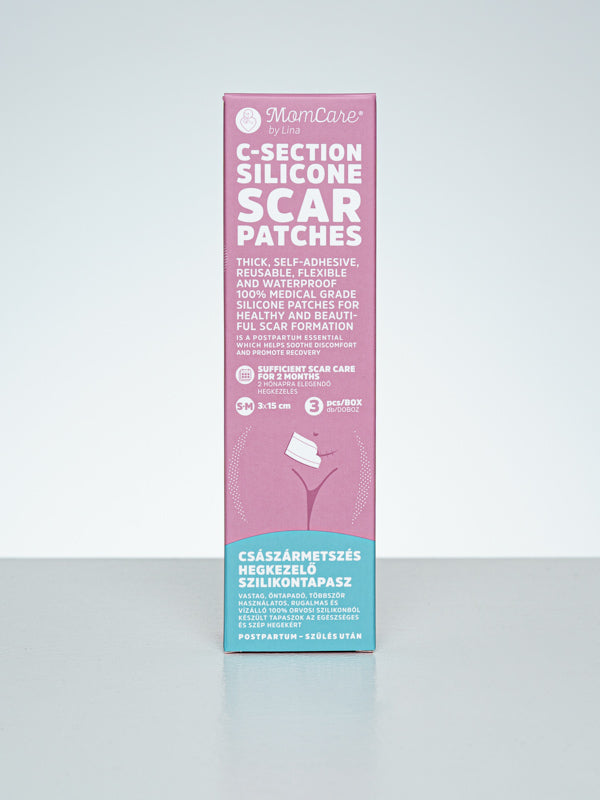 MomCare Császármetszés utáni Hegkezelő Szilikontapasz S-M 3db
