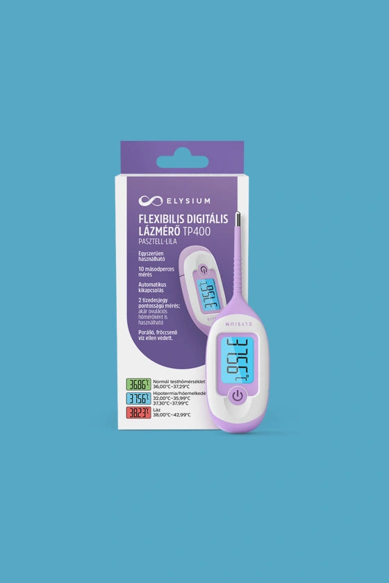 Elysium TP400 flexibilis digitális lázmérő - pasztell-lila
