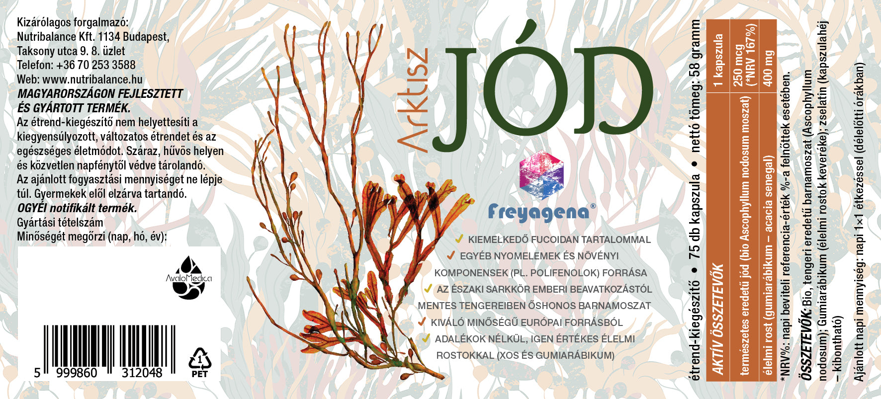 Freyagena Arktisz Jód