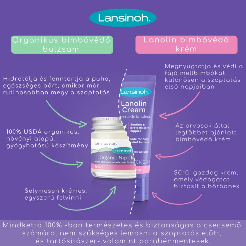 Lansinoh bimbóvédő krém HPA Lanolin 10 ml