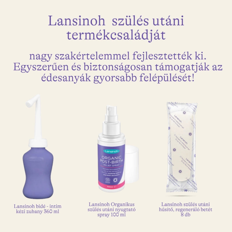 Lansinoh szülés utáni hűsítő és regeneráló betét 8db