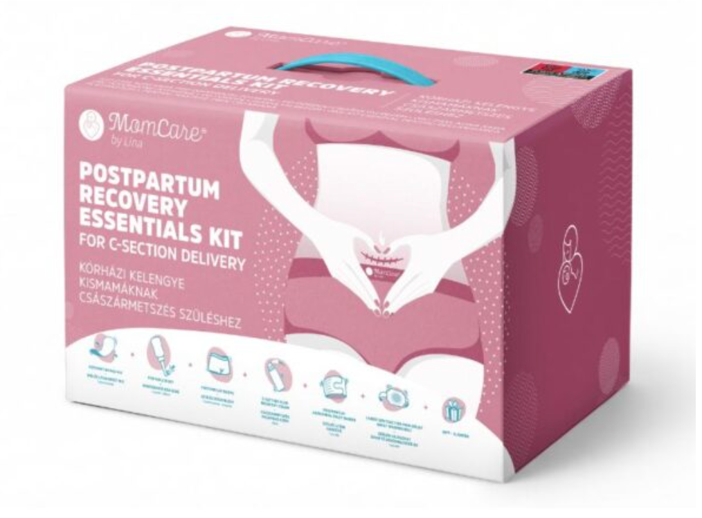 MomCare Kórházi Kelengye Kismamáknak Császármetszés Szüléshez