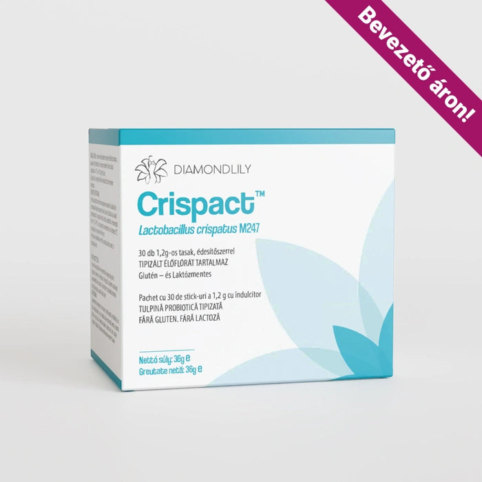 CRISPACT hüvelyflóra probiotikum természetes női intim védelemre