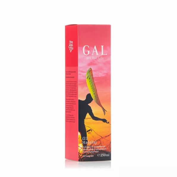 GAL Ω3 Halolaj 250 ml terhesség alatt agyfejlődés támogatására orvosi jóváhagyással