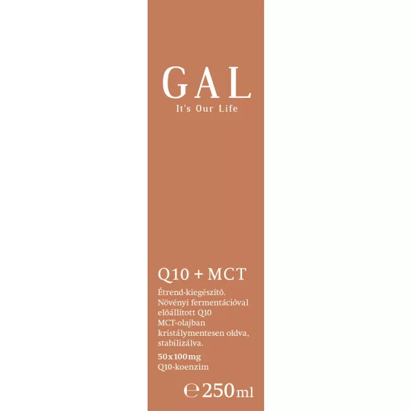 GAL Q10 + MCT folyékony étrend-kiegészítő kapszulák helyett