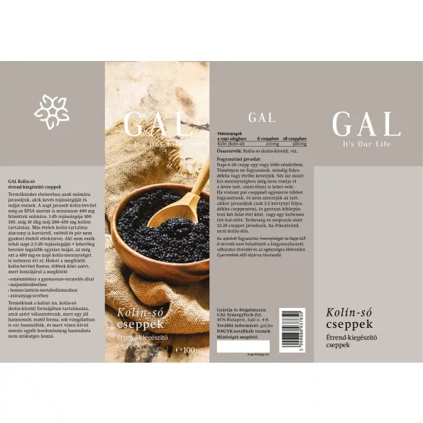 GAL Kolin-só 100ml idegrendszer és magzati agyfejlődés támogatására