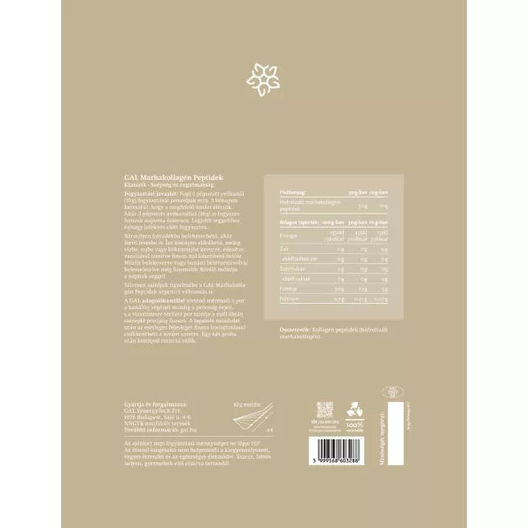 GAL Marhakollagén peptidek 300g glicin tartalmú bőrregenerációra