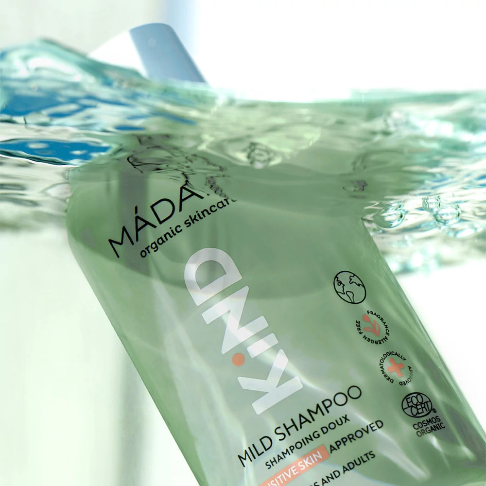 MÁDARA mild sampon érzékeny fejbőrre kismamáknak vegán formula