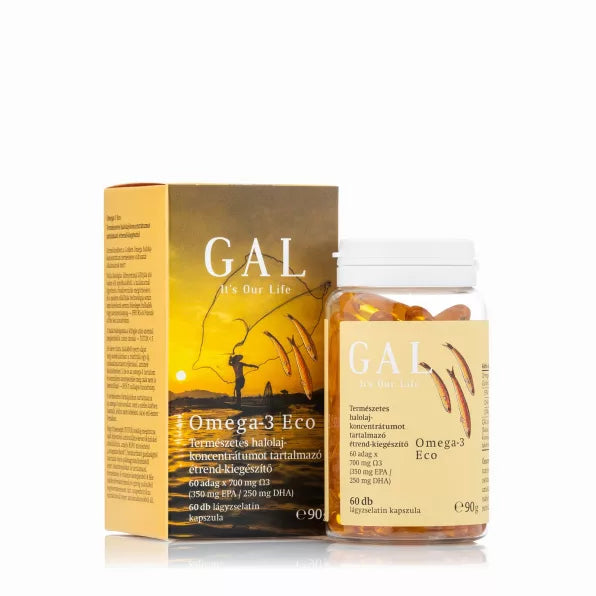 GAL Omega-3 Eco halolaj kapszula szív és agyműködés támogatására