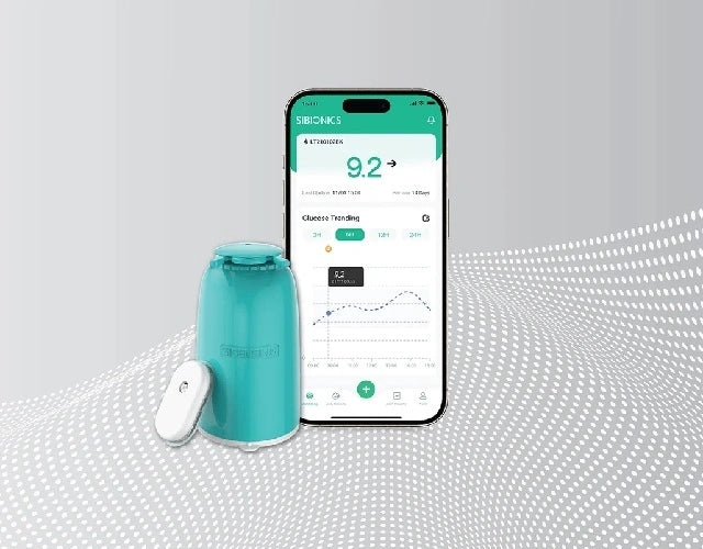 SIBIONICS GS1 CGM folyamatos cukormonitorozó rendszer terhességi cukorra