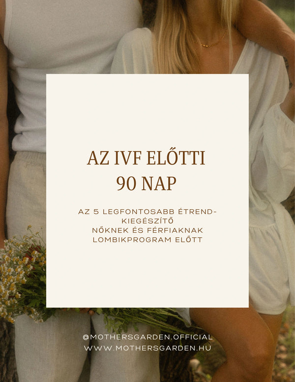 Az IVF előtti 90 nap – útmutató borító