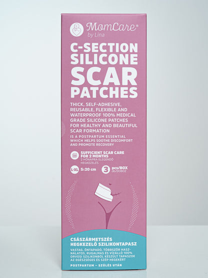 MomCare Császármetszés utáni Hegkezelő Szilikontapasz L-XL 3db