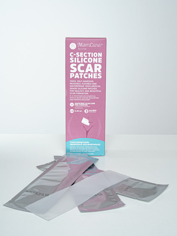 MomCare Császármetszés utáni Hegkezelő Szilikontapasz L-XL 3db
