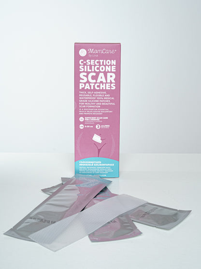 MomCare Császármetszés utáni Hegkezelő Szilikontapasz L-XL 3db