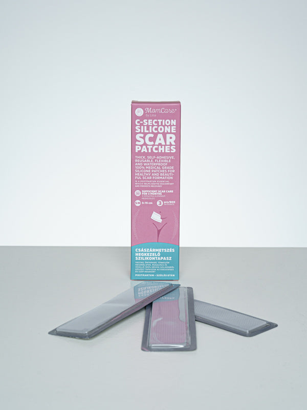MomCare Császármetszés utáni Hegkezelő Szilikontapasz S-M 3db