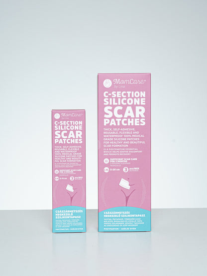 MomCare Császármetszés utáni Hegkezelő Szilikontapasz S-M 3db