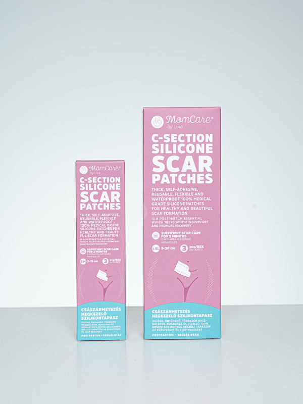 MomCare Császármetszés utáni Hegkezelő Szilikontapasz L-XL 3db