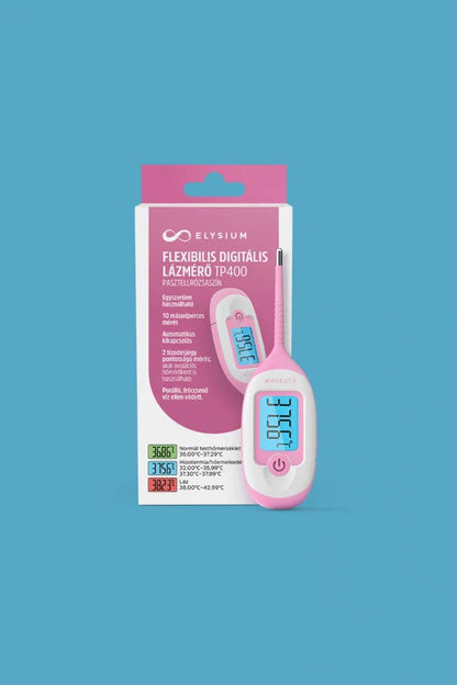 Elysium TP400 flexibilis lázmérő pink
