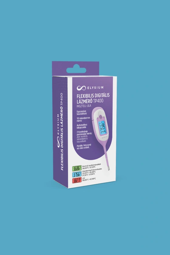 Elysium TP400 flexibilis digitális lázmérő - pasztell-lila