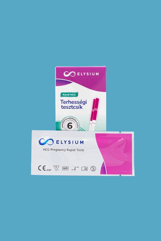 Elysium korai kimutatású terhességi tesztcsík - hCG 10 mIU/ml - 2 db - 1 doboz