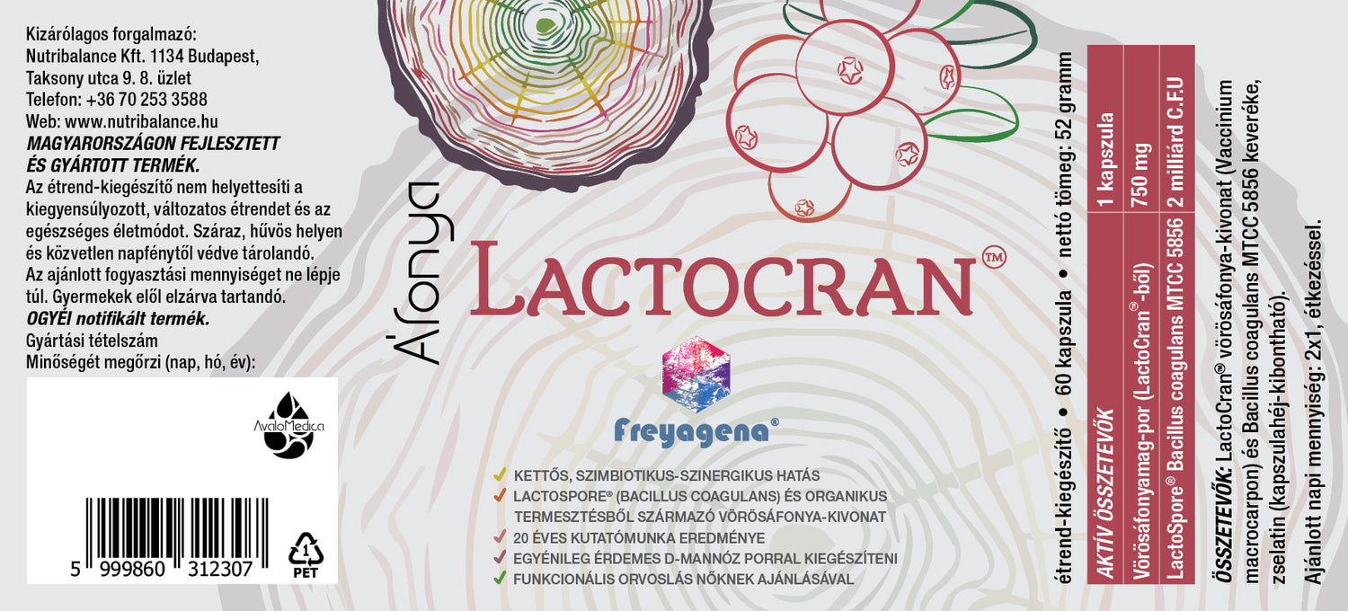 Freyagena Áfonya Lactocran