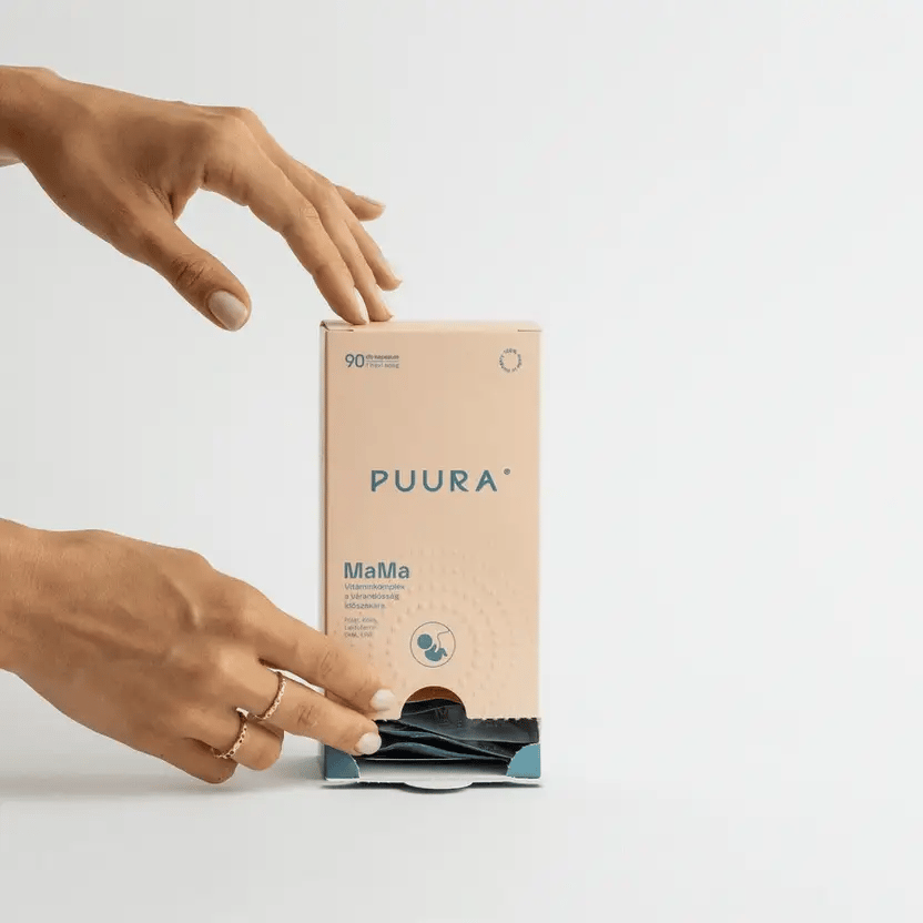 Puura MaMa + MaMa Comfort csomag – várandósvitamin és gyömbér–B6 kapszula együtt