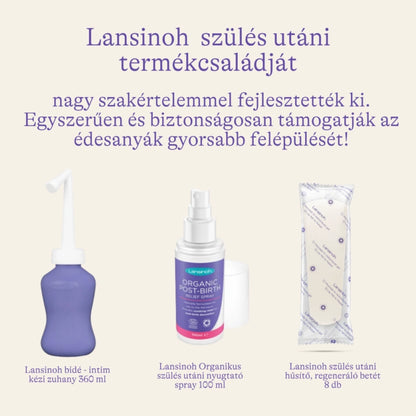 Lansinoh szülés utáni hűsítő és regeneráló betét 8db