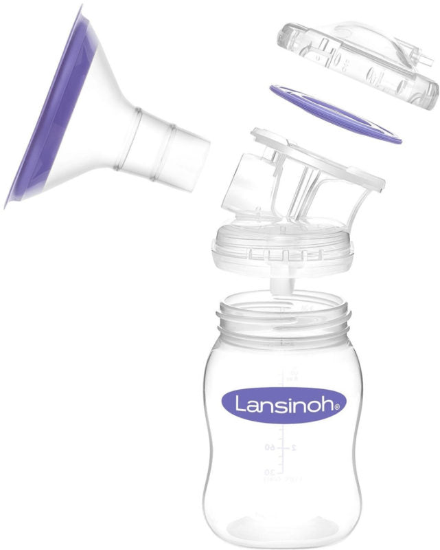 Lansinoh 2 az 1-ben elektromos dupla mellszívó + 2 db 160 ml cumisüveg szettben