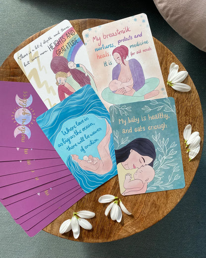 Postpartum and Motherhood Affirmation Cards - Modern Goddess