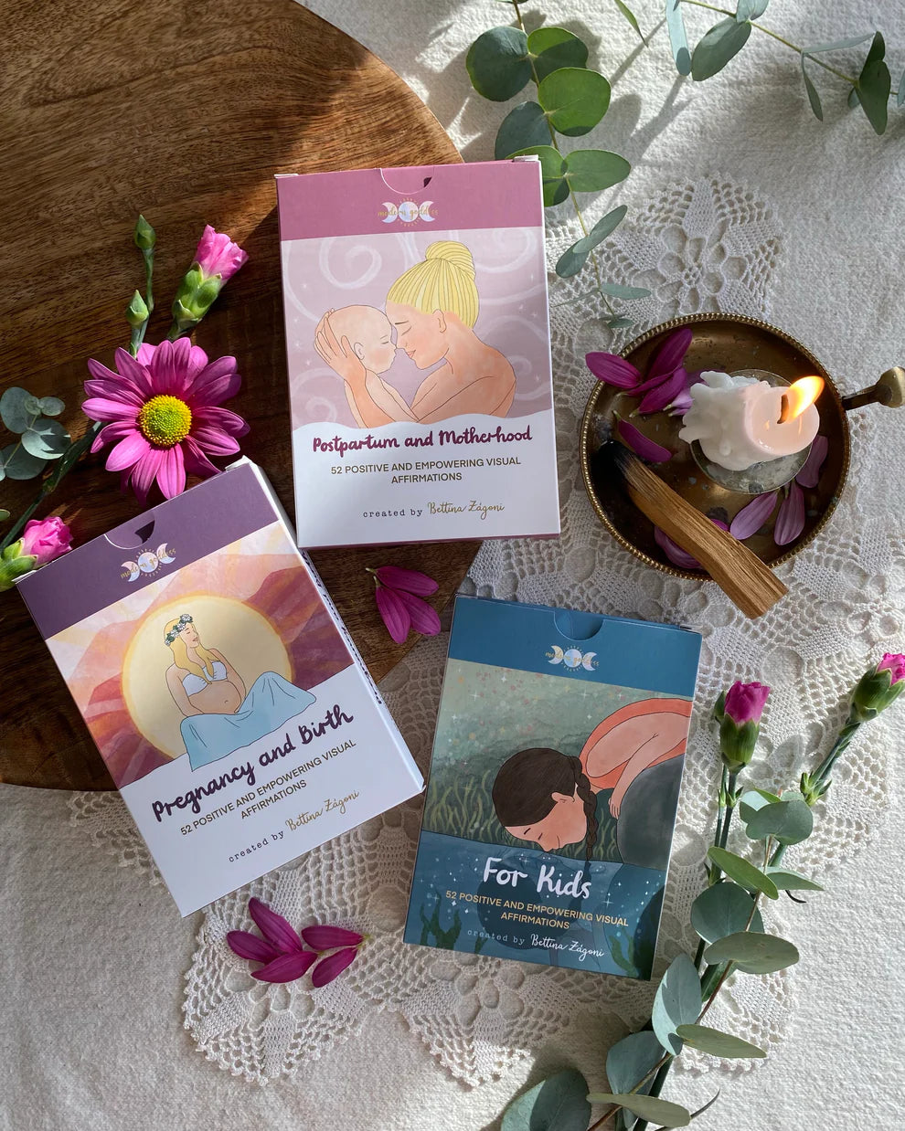 Postpartum and Motherhood Affirmation Cards - Modern Goddess