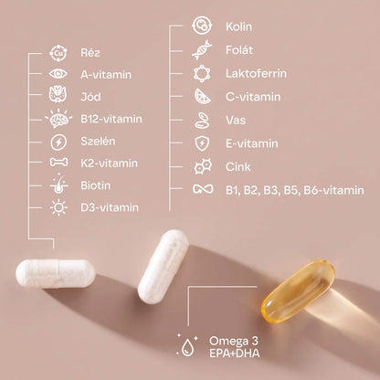 Puura MaMa + MaMa Comfort csomag – várandósvitamin és gyömbér–B6 kapszula együtt