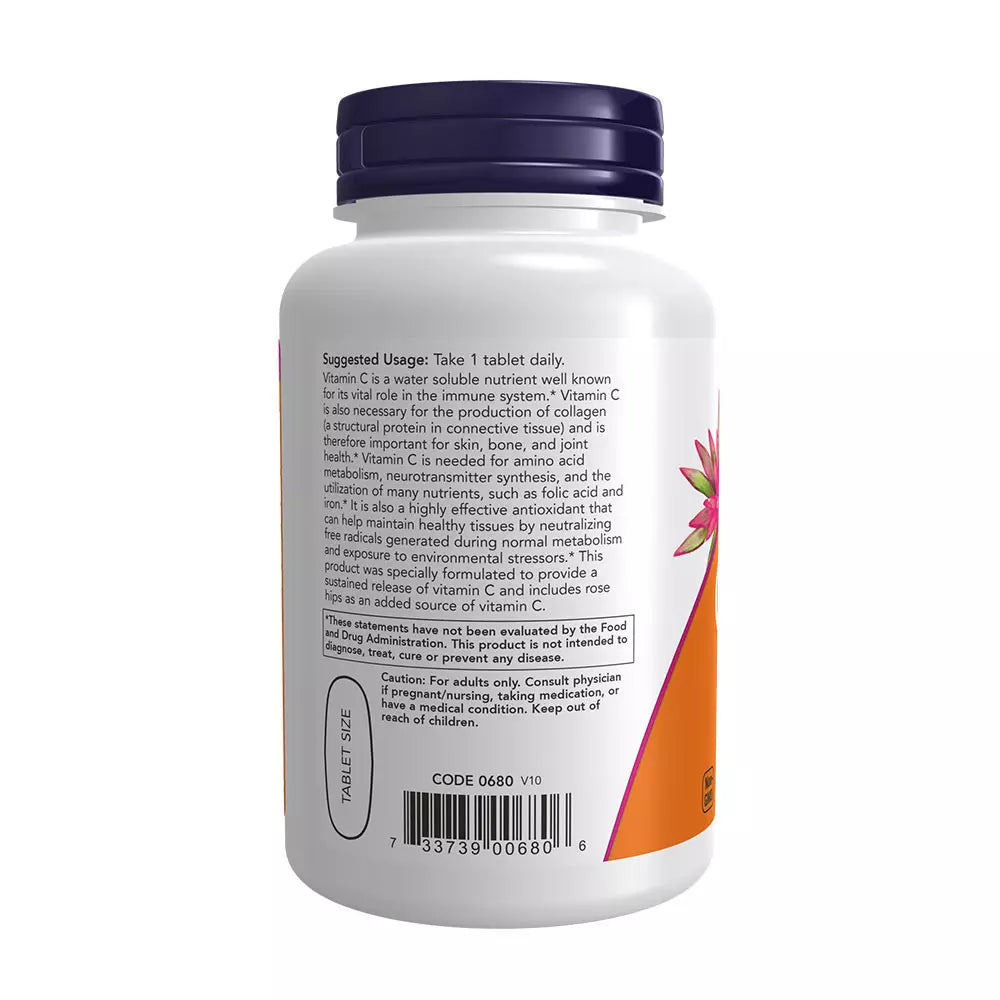 Now C-vitamin 1000mg + bioflavonoid kapszula – 100db
