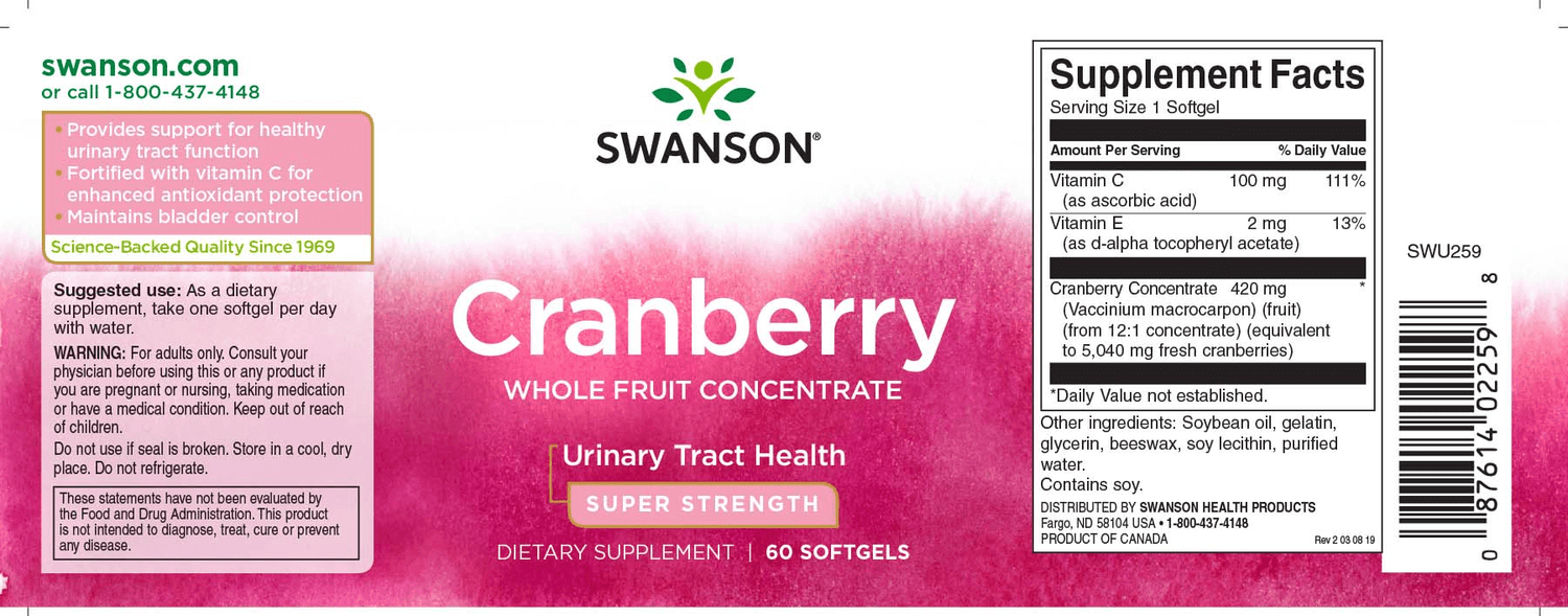 Swanson CRANBERRY (Tőzegáfonya)