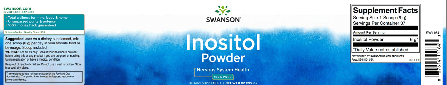 Swanson INOSITOL POWDER (Inositol por)