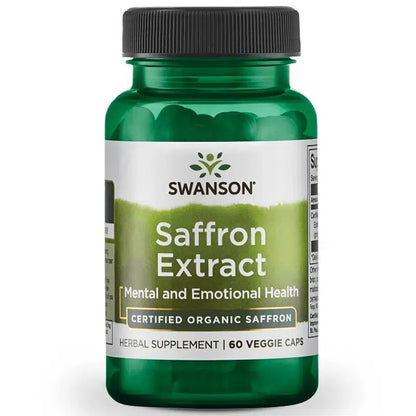 Swanson SAFFRON EXTRACT (Sáfrány kivonat, organikus) 60db