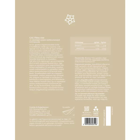 GAL Flóra rost-komplex 60 adag kíméletes prebiotikum puffadás nélkül