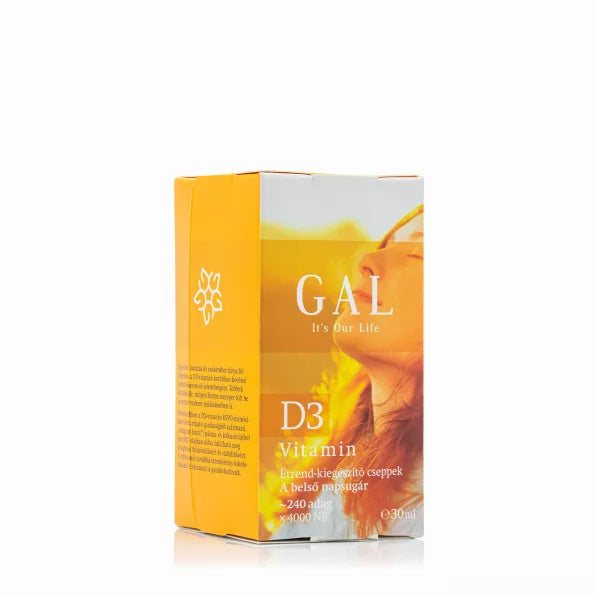 GAL D3-vitamin 30 ml praktikus cseppentős üvegben