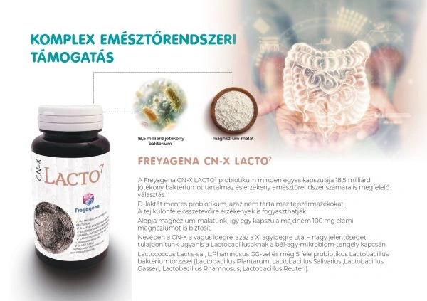 Freyagena 7 törzsű probiotikum CN-X bélrendszer támogatásra