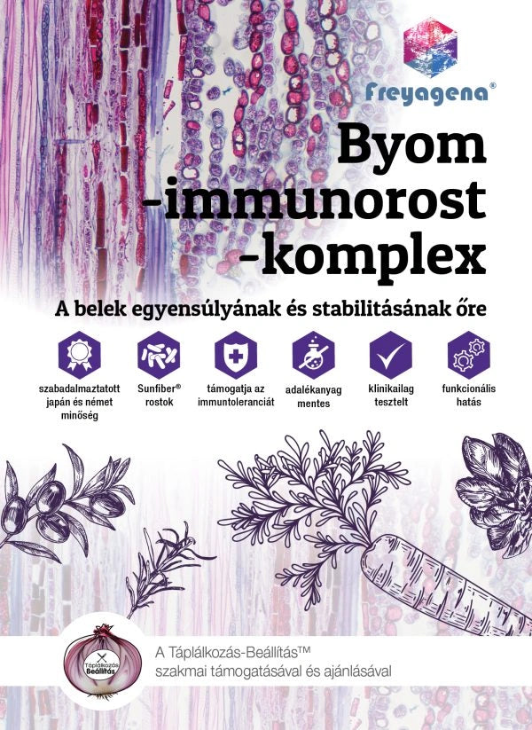 Freyagena Byom rostkomplexus bélflóra és immun egyensúlyra