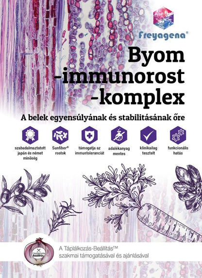 Freyagena Byom rostkomplexus bélflóra és immun egyensúlyra