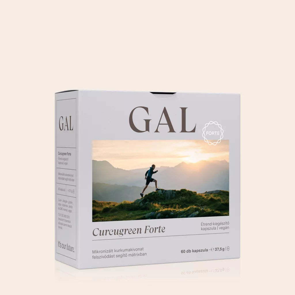 GAL Curcugreen Forte 300mg 60 kapszula magas biodisponibilitású kurkumin kismamáknak gyulladáscsökkentésre