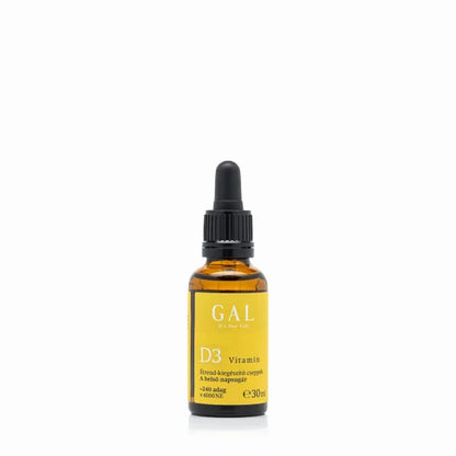 GAL D3-vitamin 4000 NE csepp 30ml nagy dózisú D-vitamin pótlásra