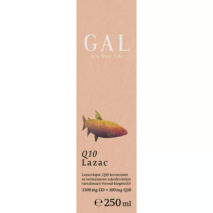 GAL Q10 Lazac 250 ml folyékony omega-3 és Q10 kombináció