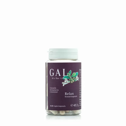 GAL Relax 60 vegán kapszula természetes nyugtató gyógynövény komplex