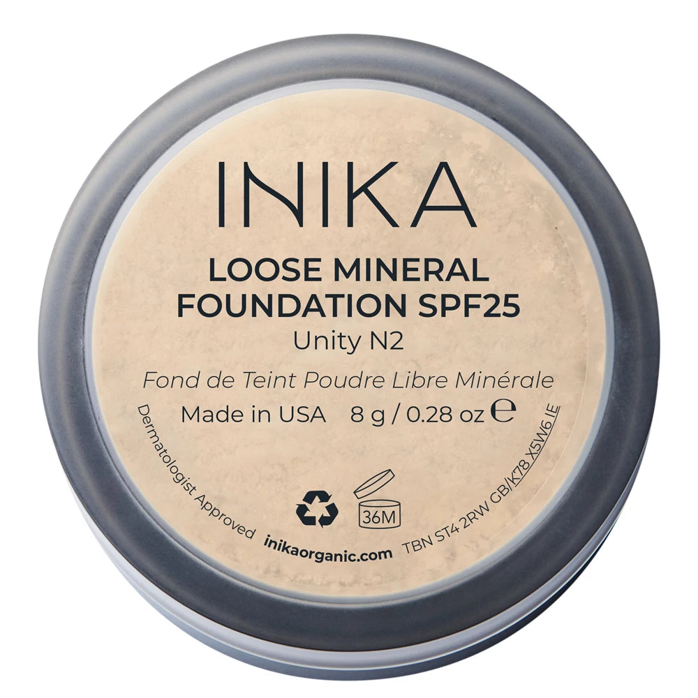 INIKA Unity por alapozó SPF25 várandós bőrre