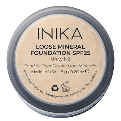 INIKA Unity por alapozó SPF25 várandós bőrre