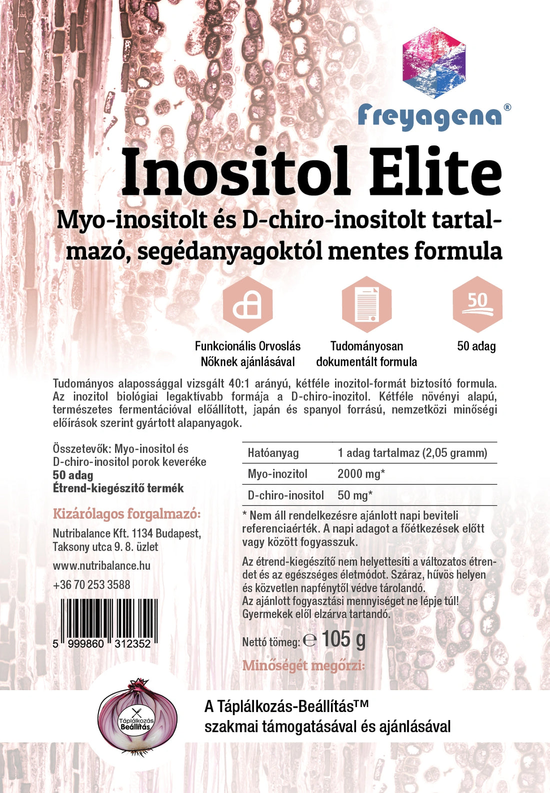Freyagena elite inositol hormonális egyensúlyra
