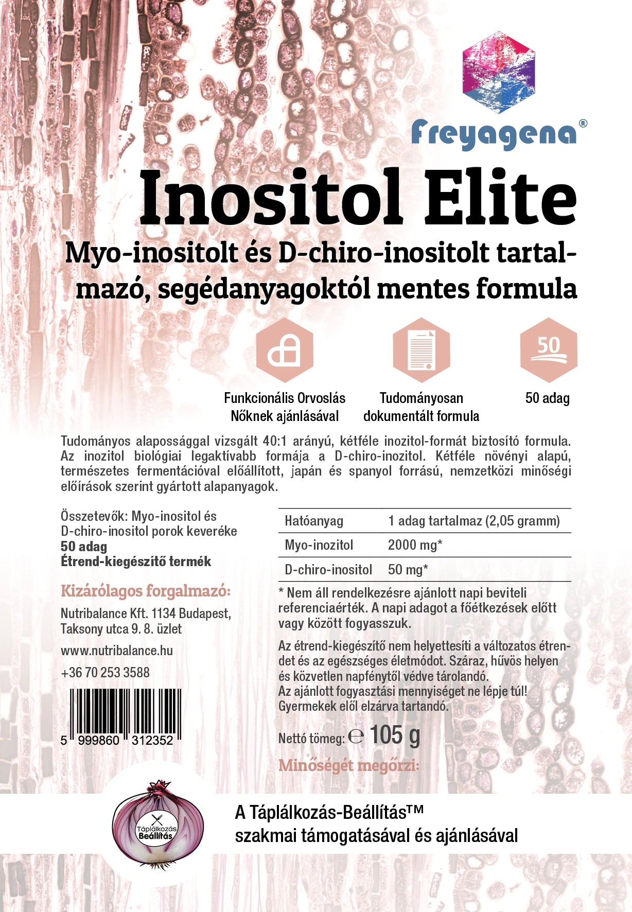 Freyagena elite inositol hormonális egyensúlyra
