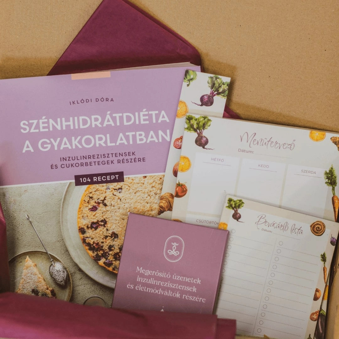 Inzulinrezisztens Ajándékcsomag IR-barát termékek motivációval
